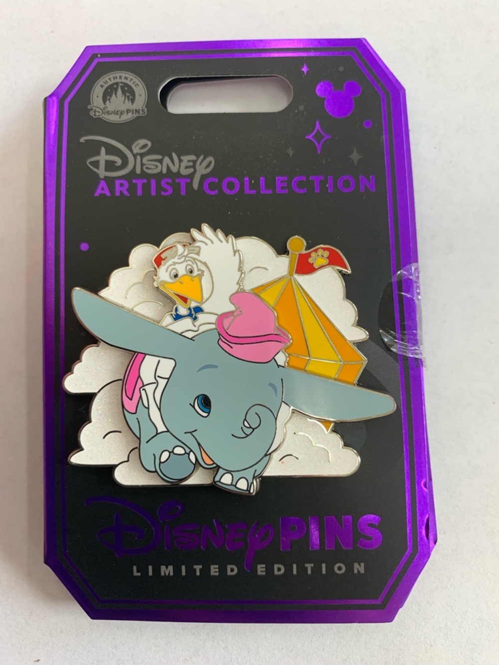 Disney pin Artist Series Dumbo and Mr Stork Flying Elephant Pin LE 4000